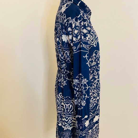 Larsen Gray Bohemian Tunic Top - Picture 4 of 9